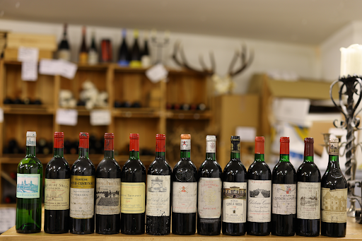 Winetasting – rote Bordeaux-Weine